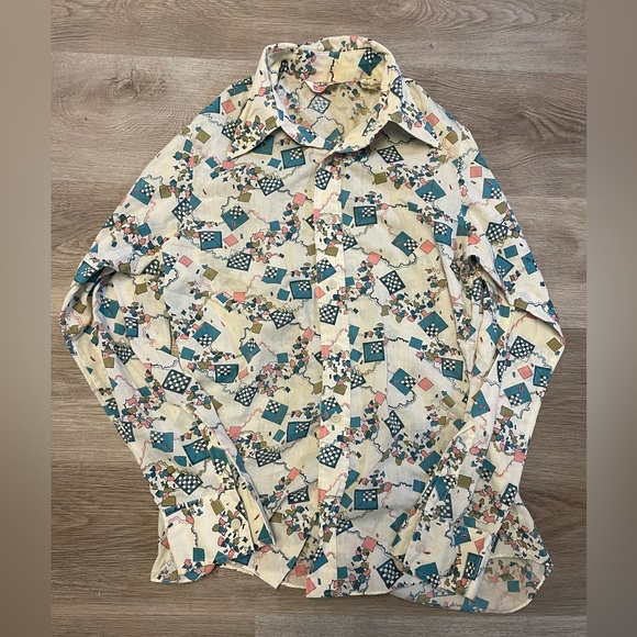 70’s men’s Levi’s button up shirt size medium - Picture 1 of 4